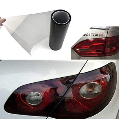 Afbeelding van YAOBLUESEA Koplamp met getinte film, waterdicht, 200x30cm, lichtzwart
