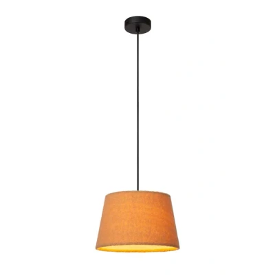 Afbeelding van Lucide WOOLLY Hanglamp Ø 28 cm 1xE27 Okergeel