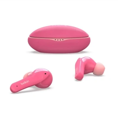 Image de Belkin SoundForm Nano for Kids Écouteurs sans fil avec micro intra auriculaire Bluetooth rose