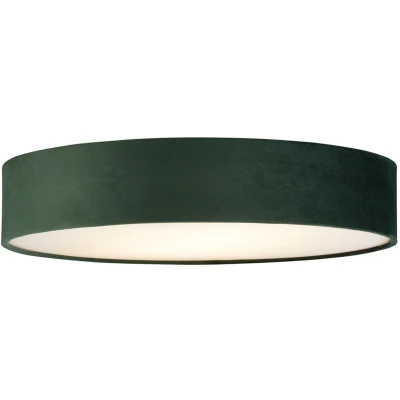 Afbeelding van Searchlight Drum Plafondlamp Ø 50 X 10 Cm Groen