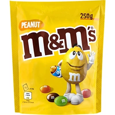 Afbeelding van M&amp;M&#039;S Paaseieren snoep melkchocolade en pinda&#039;s 250 g