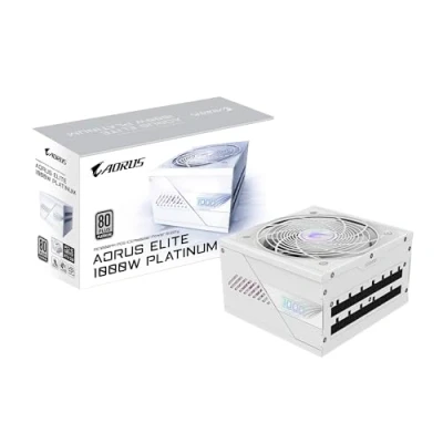 Afbeelding van Gigabyte Aorus Elite P1000W (1000 W), PC voedingseenheid, Wit
