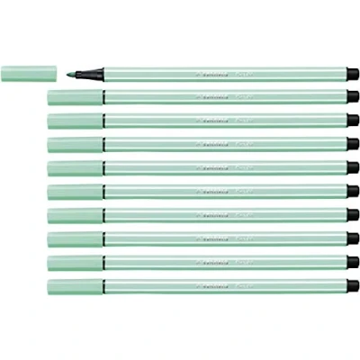 Afbeelding van STABILO Pen 68 Viltstiften, Medium Punt, IJsgroen (68/13), 10 Stuk