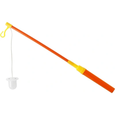 Afbeelding van Folat Lampionstokje Oranje/Geel 39cm Lampion Sint maarten lampionnen optocht papier