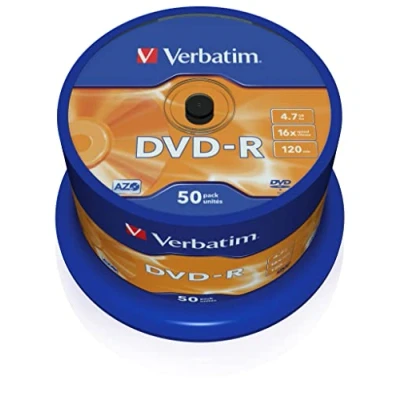 Afbeelding van Verbatim DVD R Azo 4,7 Gb 16 X Matt Silver Surface Cake 50
