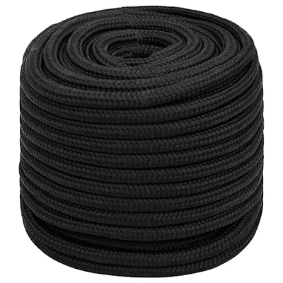 Afbeelding van vidaXL Boottouw 18 mm 50 m polypropeen zwart