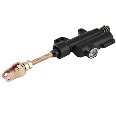 Afbeelding van dt 50 schokdemper,Motorfiets hoofdcilinder achterrem achtervoetrem hoofd cilinder hydraulische achterrempomp voor motorfiets ATV Dirt Bike (zwart)