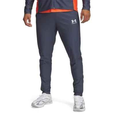 Afbeelding van Under Armour Challenger Tracksuit SET Trainingspak, Heren, Maat: XXL, Downpour gray/fire/white