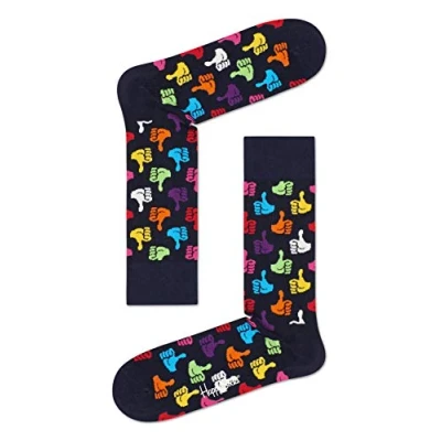Afbeelding van Happy Socks Thumbs Up Sokken Heren, Veelkleurig (Multicolour 650)