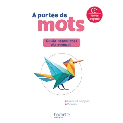 Afbeelding van NOUVEL A PORTEE DE MOTS CE1 GUIDE RESSOURCES DU MANUEL