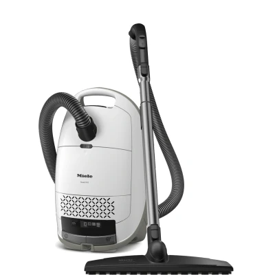 Afbeelding van Miele Guard M1 Parquet XL Stofzuiger Met Zak Briljantwit Wit Sledestofzuiger 890 Watt Electronische zuigkrachtregeling