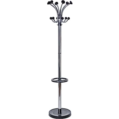 Afbeelding van Maul Kapstok Nebula Metaal, Hoogte 176 Cm, 20 Kledinghaken Met Parapluhouder, Zilver