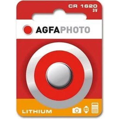 Afbeelding van Agfaphoto Batterij Lithium, Knoopcel, CR1620, 3V Extreme, Retail blisterverpakking (1 pack)