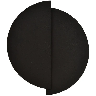 Afbeelding van Wandlamp vorm 9, 28 cm x 32 cm, zwart