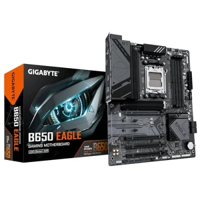 Afbeelding van GIGABYTE B650 EAGLE, AMD, Socket AM5, AMD Ryzen™ 5, Ryzen 7 7th Gen, 9 192 GB, DDR5 SDRAM