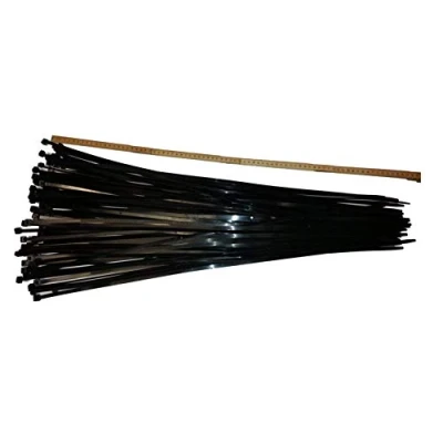 Image de Attaches de câblage Serre câble 100pcs Noir 7,8 x 750 mm PC24 Shop &amp; Service Qualité Supérieure