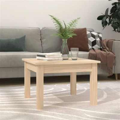 Afbeelding van vidaXL Salontafel 45x45x30 cm massief grenenhout