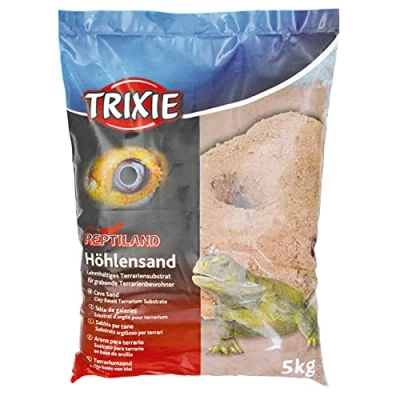 Afbeelding van Trixie Reptiland Grottenzand Voor Terraria Donkerrood 4X5 KG
