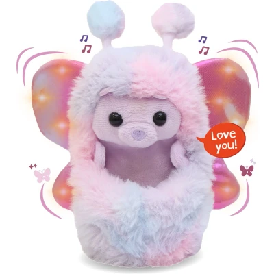 Afbeelding van Curlimals Flutter Wonders Pink Interactieve Knuffel