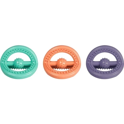 Afbeelding van Flamingo Triring Rubber Ruffus Hondenspeelgoed 11 cm Blauw