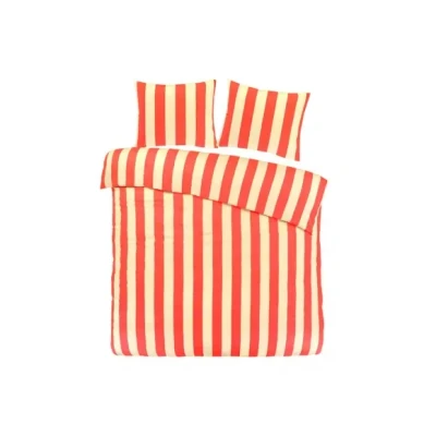 Afbeelding van Papillon Lewis Dekbedovertrek Eenpersoons 140x200/220 cm Oranje