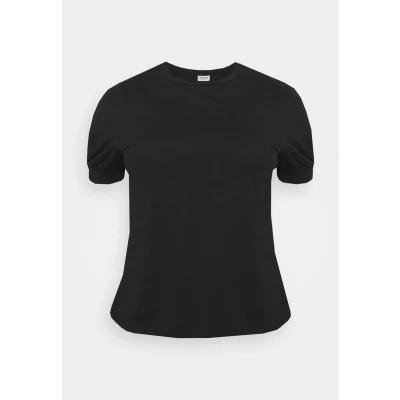 Afbeelding van Vero Moda Curve Vmckerry O NECK Tshirt basic, Dames, Maat: 46/48, Black