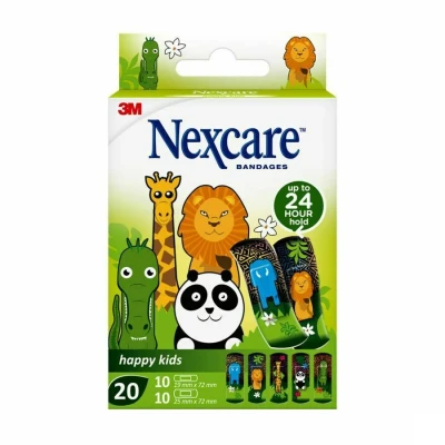 Image de Nexcare 3m Happy Kids Animaux Pans 20 N0920an