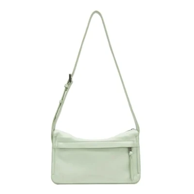 Afbeelding van LIEBESKIND BERLIN Leren Schoudertas Sky Sheep Natural Hobo Bag Sage Mintgroen