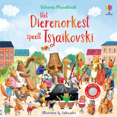 Afbeelding van Uitgeverij usborne muziekboek het dierenorkest speelt tsjaikovski