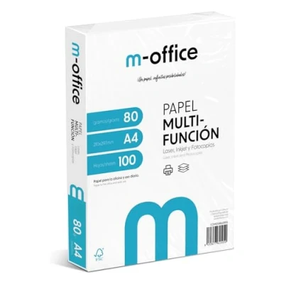 Afbeelding van ofituria 100 vellen A4 80 g, multifunctioneel papier voor inkjet en laserprinters, 210 x 297 mm, ideaal kantoor thuis · m (100 vellen)