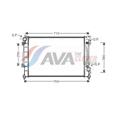 Afbeelding van Ava Cooling Radiateur AIA2157
