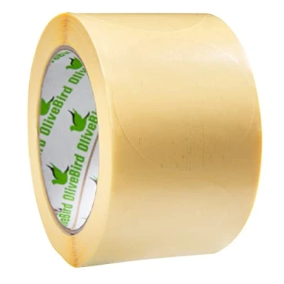 Afbeelding van OliveBird Duidelijke stickers, 40 mm, zelfklevende etiketten, 500 rar rol