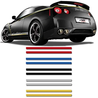 Image de autoStripe Cool sticker270 2+2 mm 975 cm argent