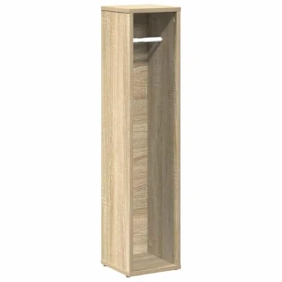 Afbeelding van Badkamerkast met rolhouder 20,5x20x90 cm sonoma eikenkleurig