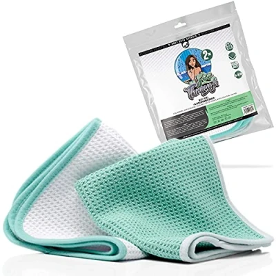 Afbeelding van Nuke Guys wafeldoek ruitenreinigingsdoek 2 pack