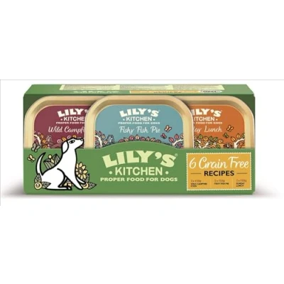 Afbeelding van Lily&#039;s Kitchen Dog Adult Grain Free Dinners Tray Multipack 6X150 GR