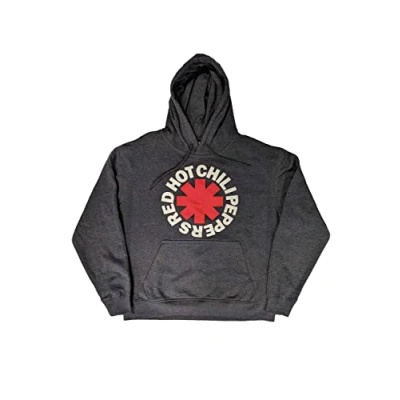 Afbeelding van Red Hot Chili Peppers Classic Asterisk Hoodie/trui XL Grijs