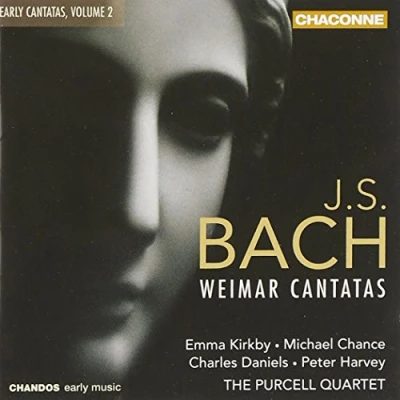 Afbeelding van Emma Kirkby, Michael Chance, The Purcell Quartet J.S. Bach: Early Cantatas Volume 2 Weimar (CD)