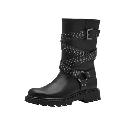 Afbeelding van Tamaris Dames 1 25466 43 modieuze dameslaarzen, zwart., 36 EU