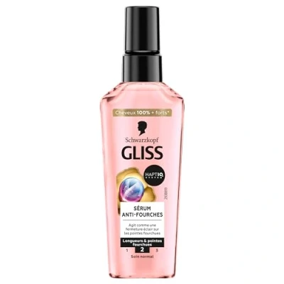 Afbeelding van Schwarzkopf GLISS anti gespleten serum versterkt de structuur van het haar zorgt voor weerstand en voeding haptiq systeem lengtes punten 100% sterker normale