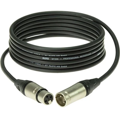 Afbeelding van Klotz M1K1FM2000 Microfoonkabel zwart 20 m