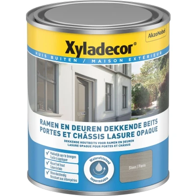 Afbeelding van Xyladecor dekkende beits 0,75l steen