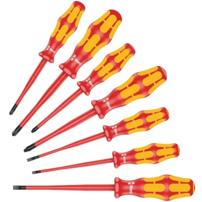 Afbeelding van Wera 7 delige vde kraftform plus schroevendraaier set ph/s/pz s