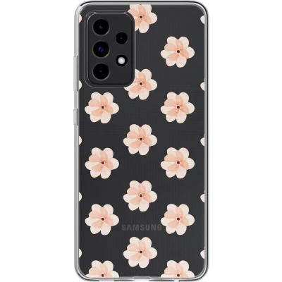 Afbeelding van imoshion hoesje Geschikt voor Samsung Galaxy A52 (5G) / A52s (4G) Siliconen Design Meerkleurig Floral Peach