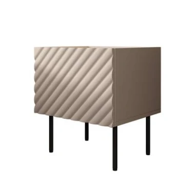 Afbeelding van Meubella Nachtkastje Laguna Beige 46 cm Set van 2