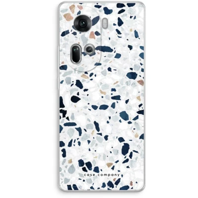 Afbeelding van Case Company® hoesje geschikt voor Oppo Reno 11 Terrazzo N1 Soft Cover Telefoonhoesje Bescherming aan alle Kanten en Schermrand