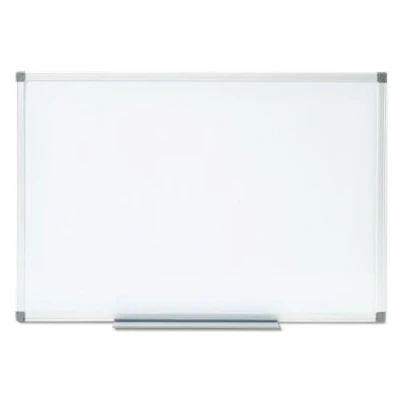 Afbeelding van Office Marshal Professioneel magneetbord, uitwisbaar, duurzaam, met aluminium frame, wit, 30 x 45 cm