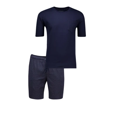 Afbeelding van Schiesser DAY Night SET Pyjama, Heren, Maat: 56, Blau