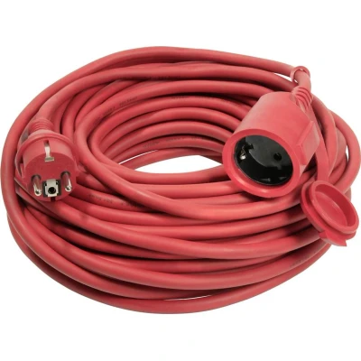 Afbeelding van AS Schwabe 60210 Stroom Verlengkabel 16 A Rood 10.00 m H05RR F 3G 1,5 mm²
