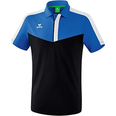 Afbeelding van Erima Squad polo new royal/zwart/wit S / M